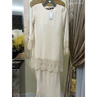 PRELOVE BAJU KURUNG WARNA LIGHT CHAMPAGNE SIZE S