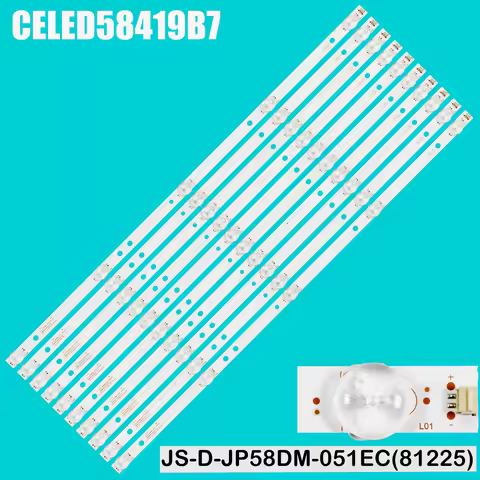LED backlight strip For CELED58419B7 E58DM1200 K58DLJ10US LED584K01 D58-M30 JS-D-JP58DM-051EC (81225