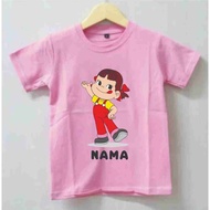 Cute peko Girls T-Shirt free Name