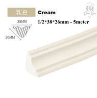 NBR Foam Cornice Ceiling Decorative Cornice Moulding Corner Line Decoration Wall Skirting Wall Trim 