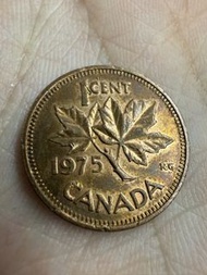 加拿大🇨🇦1975年1分硬幣