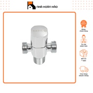 Water dividing valve BWT-001, high-quality Chrome-plated copper cast valve, durable shiny surface, h