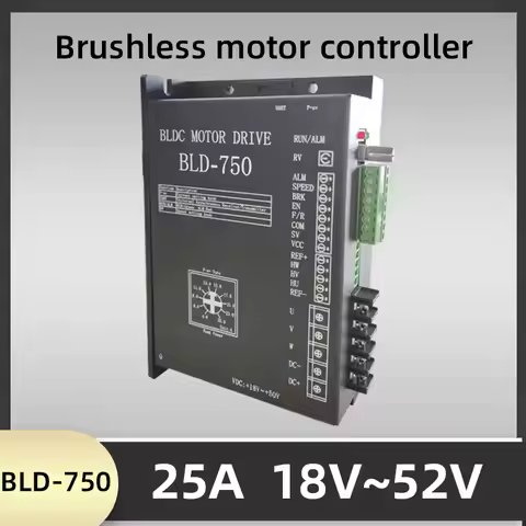 Brushless DC Motor 48V QW-BLD-750 BLDC Engine Controller Speed Regulator BLDC Driver