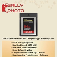 SanDisk 64GB / 128GB / 256GB Extreme PRO CFexpress Type B Memory Card
