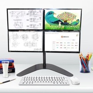 Four-Screen Display Stand Lifting Rotating 4-Screen Desktop Computer Desktop Riser Base Display Shel