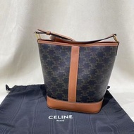 Celine凱旋門老花水桶包小号