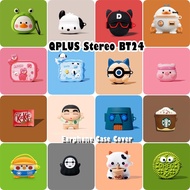 READY STOCK!For QPLUS Stereo BT24 Case Casing Soft Silicone Anti-fall Cartoon Earphone Case NO.2