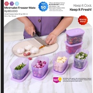 MOORLIFE minimalist freezer soft blue food container for terraces, ground spices, travel snacks, spi