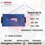 BOSCH SM T4 MEGA POWER DIN C | 73011 AUTOMOTIVE CAR BATTERY