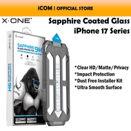 X.One Sapphire Tempered Glass iPhone 17 Pro Max/17 Pro/17 Air/17