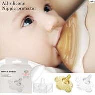 ○✴⊙Silicone Nipple Protector With Box Breastfeeding Anti-bite Nursing Pads Dust Box Anti Overflow Br