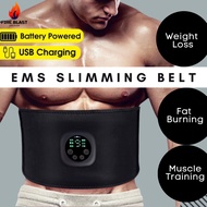 Otot Elektrik Rangsangan EMS Slim Belt Intelligent USB Charger EMS Belt LED Display Electrical Stimu