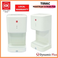 KDK T09AC Hand Dryer with Drain Pan