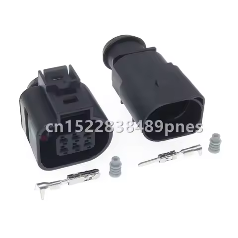 6 Pole Auto Wiring Harness Plug 5N1973206 5N1 973 206 1-1241061-1 3B0973813 For VW Audi Bora Magotan