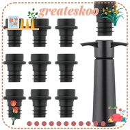 GREATESKOO Wine Preserver, Reusable with 10 Vacuum Stoppers Wine Saver Pump, Practical Plastic Black Easy to Use Bottle Sealer Wine Bottles