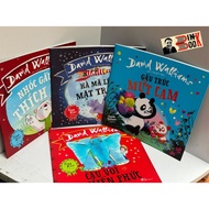 Books - (Full color printing) Set of 4 Super Funny Books - David Walliams - Nha Nam - Writers Associ