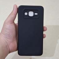 Grand Prime / J2 Prime Case Hitam Black Matte Samsung Softcase Polos Silikon HP