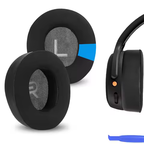 Geekria Sport Cooling-Gel Ear Pads for Skullcandy Crusher ANC 2 Headphones Ear Cushions, Headset Ear