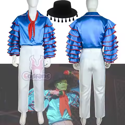 Movie The Mask Jim Carrey Cosplay Costumes Set Unisex Adult TOP pants Suit Uniform Halloween Carniva