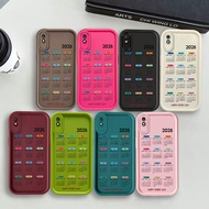 Simple Fashion 2026 Calendar Phone Casing For Redmi 9a 9i 9C 9t 10a A1 A2 A3 Pro 14c / Note 9s / 9 P