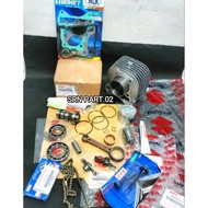 Complete 9-Piece Piston Block Spin 125 (SGP)SUZUKI