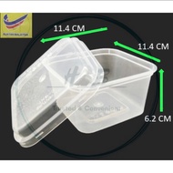 SQ 550 Square Disposable Plastic PP Food Container 550ml