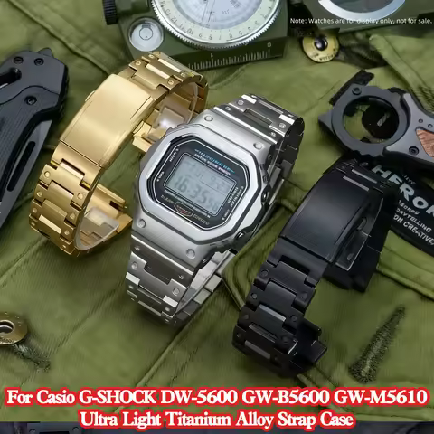 DW-5600 DW-5610 Ultra Light Titanium Alloy For Casio G-SHOCK DW-5600 DW-5610 GW-B5600 GW-M5610 Men's