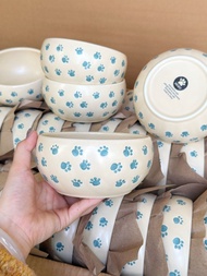 Cute Cat's Claw Rice Bowl Ceramic Bowl Creative Breakfast Bowl