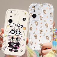 YBD Labubu For Samsung Galaxy M14 F14 M15 F15 M34 F34 5G Phone Case For Trendy New Doll with Bracele