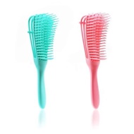Detangling Brush, 2Pcs Shower Hair Brush Detangler for Curly Hair, Textured 3a to 4c Kinky for Wavy 