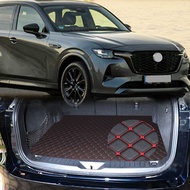 Leather Car Trunk Mat For Mazda Cx-60 Cx 60 Cx60 Kh 2022 2023 Cargo Pad Accessories Interior Trunk -