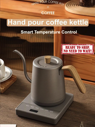 Smart Temperature Control Kettle 1000W Electric Kettle Hand Brew Coffee Pot Gooseneck Jug Slender Mouth Pot