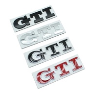 GTI Logo Metal Car Rear Trunk Emblem Side Sticker for Golf 4 5 6 7 8 Polo Caddy Jetta Tiguan Passat 