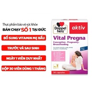 Vitamins for pregnant women - Aktiv Vital Pregna, imported from Doppelherz Germany, before and after