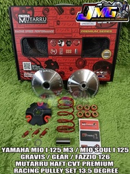 YAMAHA MIO I 125 M3 / MIO SOUL I 125 GT / GEAR / GRAVIS / FAZZIO MUTARRU PREMIUM RACING PULLEY SET H