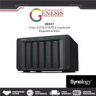 SYNOLOGY DX517 5-BAY EXPANSION UNIT ENCLOSURE FOR DS723+/DS923+/DS1522+/DS1621+/DS1821+
