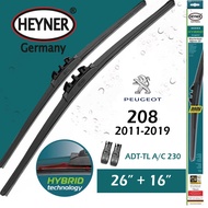 Heyner Hybrid Wiper Blade Peugeot 208 Wiper Blade (2011 on) 26+16