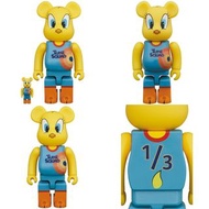 【新貨預訂】BE@RBRICK《太空也入樽：改朝換代》翠兒 100% 400% , 1000% BEARBRICK TWEETY Space jam A New Legacy 可動模型