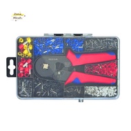 HSC8 Cable Wire Crimper Crimping Tool Plier Set 6-4/6A 23-7AWG Self  1200Pcs Cord End Bootlace Ferru