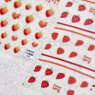 ⚡Semi-transparent strawberry TO1529 nail stickers nail stickers nail stickers nail stickers nail sti