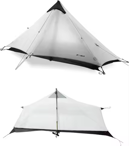3F UL Gear-Ultralight Portable Backpacking Tent, Double Layer Tent for Camping, Climbing, Hiking, 3,