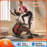Spinning Bicycle Bike With Heart Rate Home Sport Fitness Aerobic Exercise Equipment Ultra-Quiet Resistance Indoor Cycling Exercise Bike Mount Cushion Senaman Basikal 动感单车
