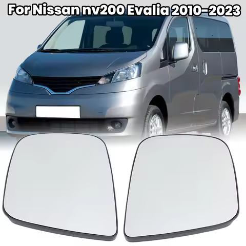 1PC Car Door Wing Rearview Side Mirror Lens Glass For Nissan NV200 Evalia 2010-2023 Exterior Parts A