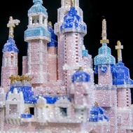 Compatible with Lego Valentine's Day Gift Disney Castle Garden Taijiling Pink Little Princess Girl Series18Years Old