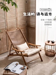 戶外摺疊藤編椅 梳化椅 躺椅