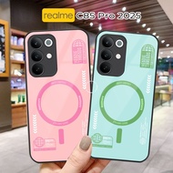 HP Latest Realme C85 Pro Glass Softcase Camera Protector Phone Case Protect [LL62] Casing Realme C85