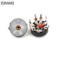 5pcs RV12MM B10K B50K B103 B503 Potentiometer Amplifier Volume Potentiometer Bent Pin With Switch