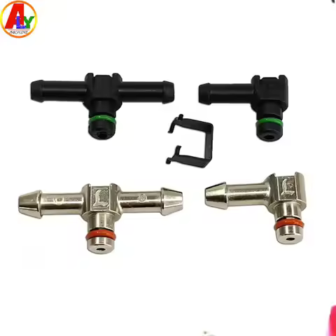 1PCS Diesel Engine Injector Return Pipe Leak Off Oil Connector T/L-type for 4JJ1 Denso Isuzu 4KH1 D-