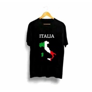 T-SHIRT ITALY MAP FLAG MODELITALIA