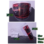Original JPX Nova V2 Helmet Flat Visor. JPX Nova X v2 Helmet Visor